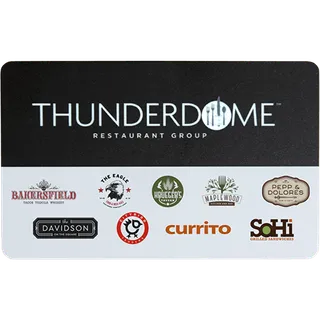 $50.00 USD Thunderdome Restaurant Group E-Gift A