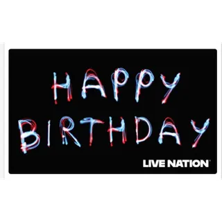 $150.00 USD Live Nation B