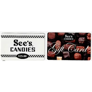 $25.00 USD See's Candies