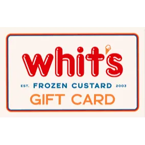 $25.00 USD Whit's Frozen Custard B