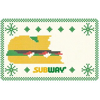 $14 CAD Subway eGift Card ONLY USE IN CANADA