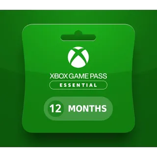  Xbox Game Pass Essential 12 month a
