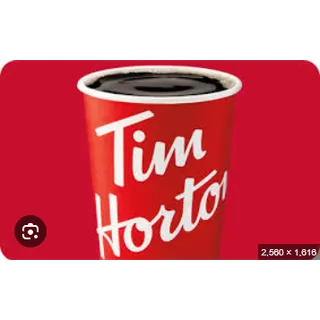 $5.07 CAD Tim Hortons Digital Tims A