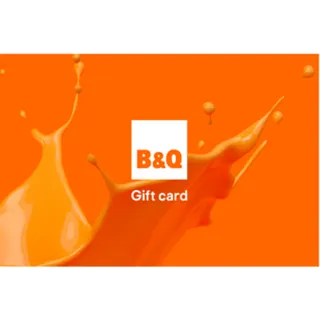 £25.00 GBP B&Q eGIFT CARD