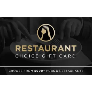 £10.00 GBP The Restaurant Card eGift Code