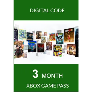 3 month xbox game pass