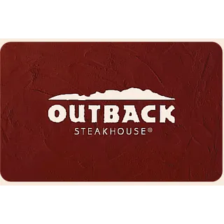 $25.00 USD OUTBACK eGIFT CARD A