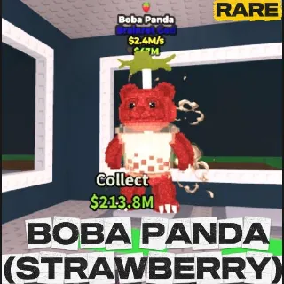 Boba Panda Strawbery