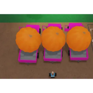 Pink truck of giant pumpkin Lumber Tycoon 2