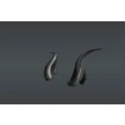 black iron horns - roblox limited