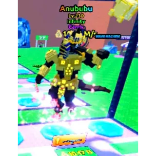 19.74 M/s, Lv. 230, Infinity Brainrot Candy Anububu ! !  Rare Brainrot In Escape Tsunami For Brainrot! Infinity Brainrot