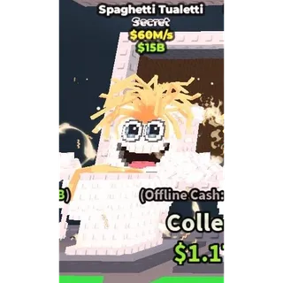 60M/s SPAGHETTI TUALETTI ! ! STEAL A BRAINROT ! ! SECRET BRAINROT! !