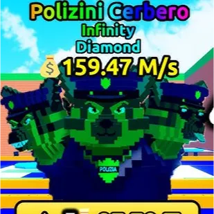 DIAMOND POLIZINI CERBERO ! ! ! NEW INFINITY BRAINROT ! ! ! ESCAPE TSUNAMI FOR BRAINROT ! ! !