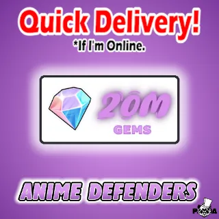 20M GEMS - ANIME DEFENDERS