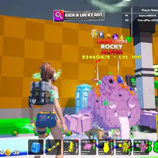 Kick A Lucky Rot Rocky