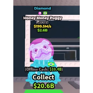 199.5 M/S [DIAMOND] MONEY PUGGY