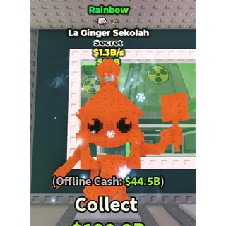 1.3 b/s [rainbow] la ginger sekolah