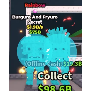 1.9 b/s [rainbow] burguro and fryuro