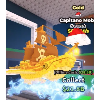 🎅🎄800 m/s [gold] capitano moby