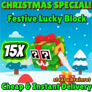 15X FESTIVE LUCKY BLOCK