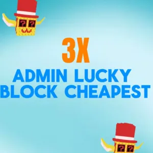 3x Admin lucky block🔥