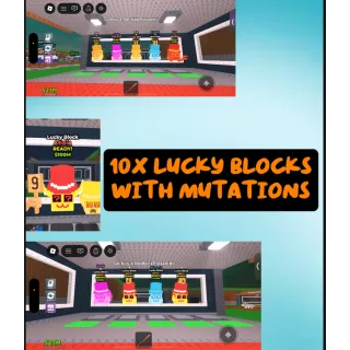 10x Admin Lucky Blocks With Mutation