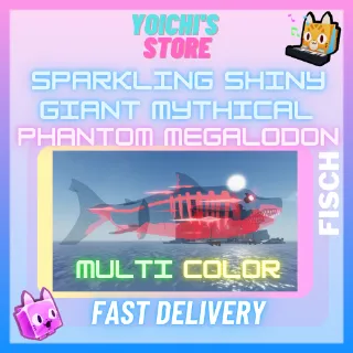 Sparkling Shiny Giant Mythical Phantom Megalodon