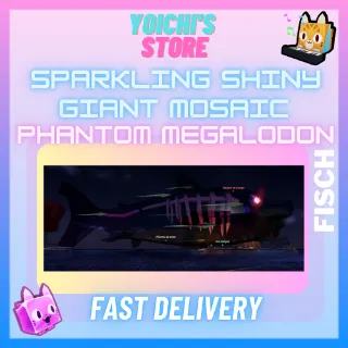 Sparkling Shiny Giant Lunar Phantom Megalodon