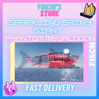 Sparkling Shiny Giant Phantom Megalodon