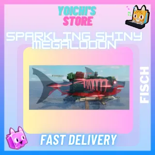 Sparkling Shiny Giant Phantom Megalodon 