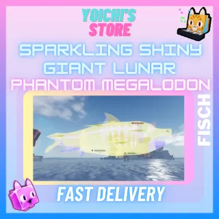 Sparkling Shiny Giant Lunar Phantom Megalodon