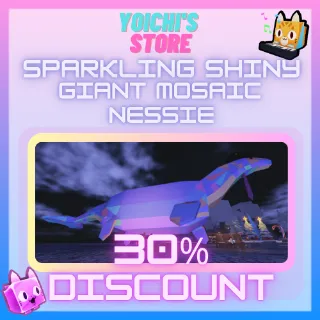 -30% SPARKLING SHINY GIANT MOSAIC NESSIE