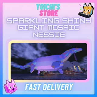 SPARKLING SHINY GIANT MOSAIC NESSIE