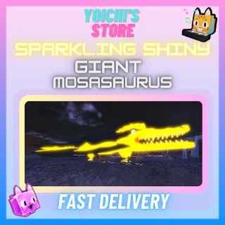 SPARKLING SHINY GIANT MOSASAURUS