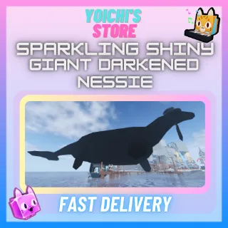 SPARKLING SHINY GIANT DARKENED NESSIE