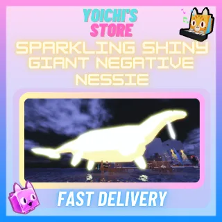 SPARKLING SHINY GIANT NEGATIVE NESSIE