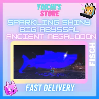 Sparkling Shiny Big Abyssal Phantom Megalodon