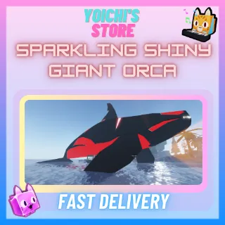 Sparkling Shiny Giant Orca