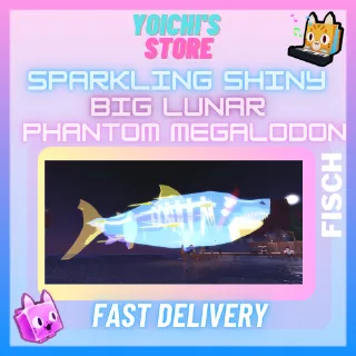 Sparkling Shiny Big Lunar Phantom Megalodon