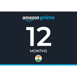 Amazon prime 12 months gift card (India Key)