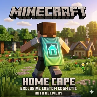 Minecraft Home Cape Global Code (Auto Delivery)