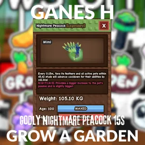 GODLY NIGHTMARE PEACOCK