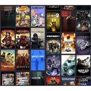 Steam Account 27 PC Games "Lifetime guarantee"