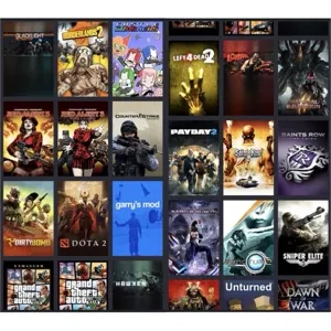 Steam Account 27 PC Games "Lifetime guarantee"