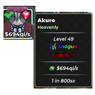Anime Dice / Akuro 1 in 800sx