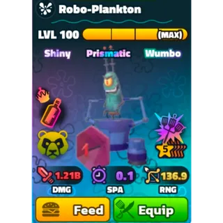 Spongebob Tower Defense | Sw 5Star Robo Plankton