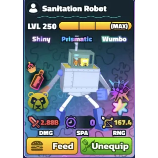 Shiny Wumbo Ss Sanitation Robot