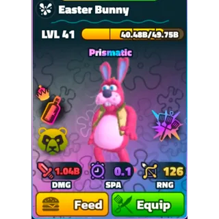 Spongebob tower defense Easter Bunny