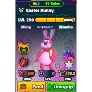 Superstar Easter Bunny Rainbow #47