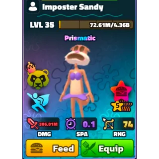 Sbtd | 5 Star Impostor Sandy
